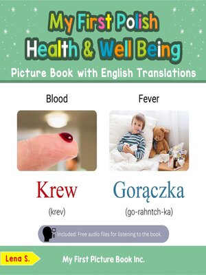 cover image of My First Polish Health and Well Being Picture Book with English Translations